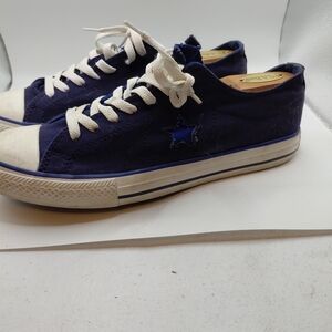 Converse One Star Men's Size 9 Blue Casual Shoes Sneakers